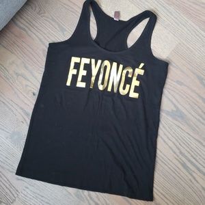 Feyoncé racerback tank